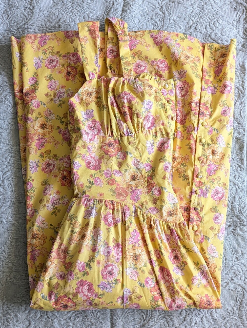 House of CB Tatiana Butter Print Midi Sundress - Picture 2 of 8